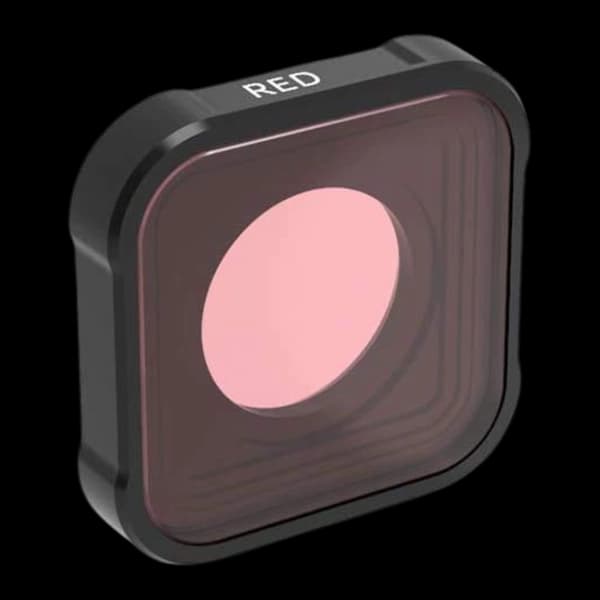 These are product images of Underwater Red Filter for Gopro by SharePal.