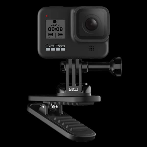 These are product images of GoPro Magnetic Swivel Clip by SharePal.