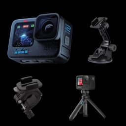 This is an image of GoPro Hero 12 Road Trip Combo on rent offerred by SharePal.in