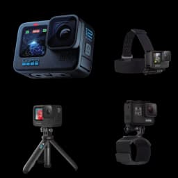 This is an image of GoPro Hero 12 Trekking Combo on rent offerred by SharePal.in