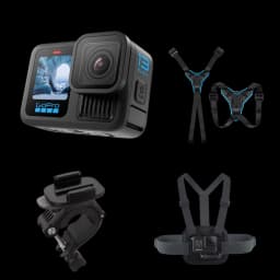 This is an image of GoPro Hero 13 Riding Combo on rent offerred by SharePal.in