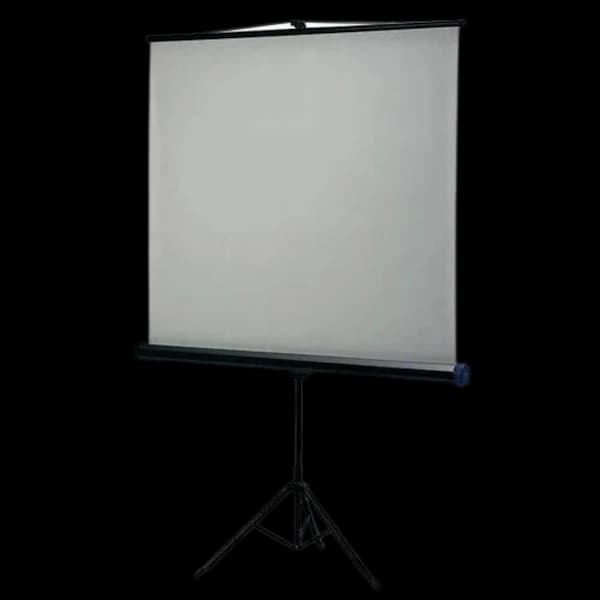 This is an image of Projector Screen (4 x 6 ft) with Tripod Stand on rent offerred by SharePal.in