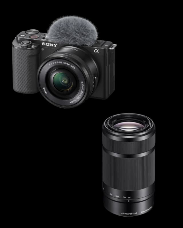 This is an image of Sony ZVE10 ZoomMax Combo on rent offered by SharePal.in