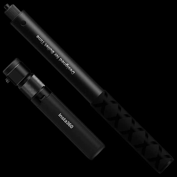 These are product images of Insta360 3 in 1 Bullet Time Handle by SharePal.