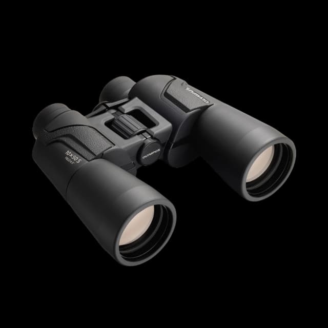 These are product images of Olympus Binocular 10x50 S by SharePal.