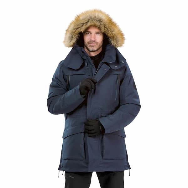 These are product images of Men Parka Jacket on rent by SharePal.